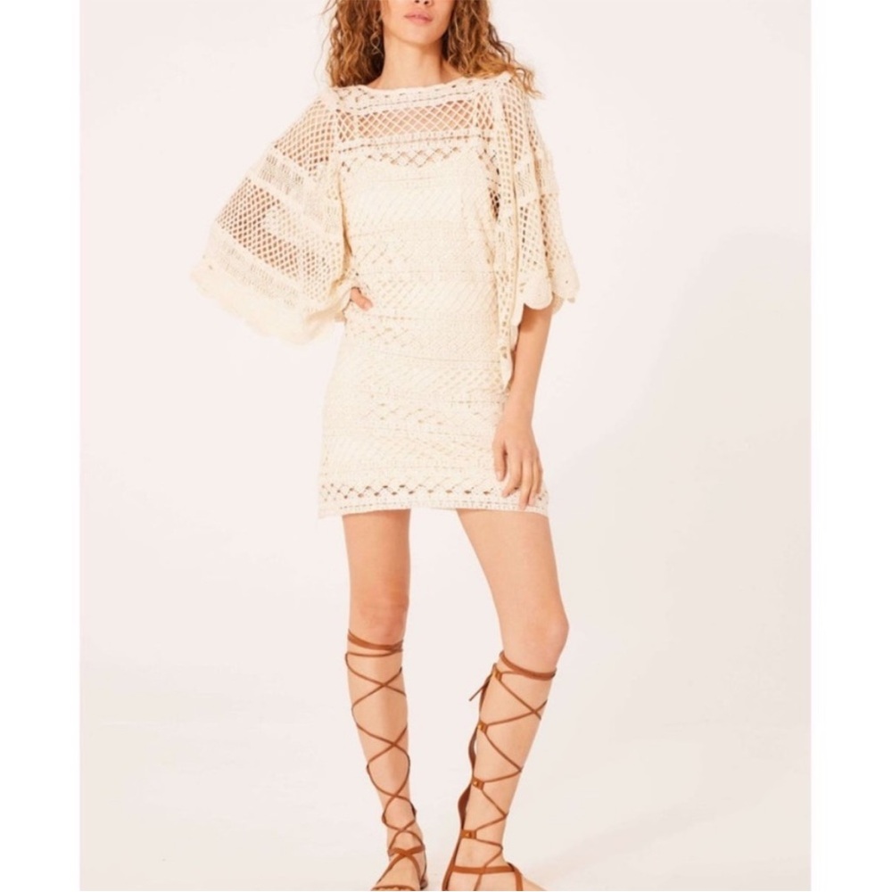 Free People Jen’s Pirate Booty Crochet Dress Size M/LG